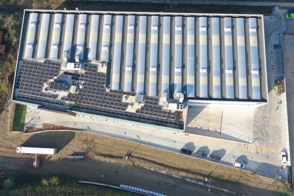Sede Künzle & Tasin a Paderno Dugnano, vista dall'alto